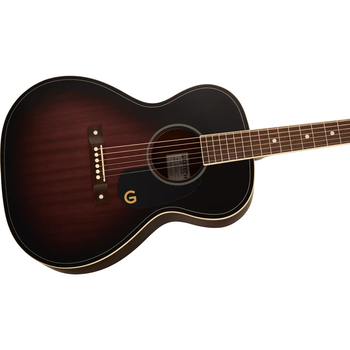 Gretsch Gretsch Jim Dandy Concert Walnut Fingerboard Black Pickguard Deep Cherry Burst - zdjecie 4